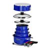 Magma 10 Piece Induction Non-Stick Enamel Finish Cookware Set - Cobalt Blue