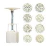 8 Stamps Plastic Baking Molds Round Cake Mold Moon Cake Mold 50G