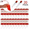 20 Packs Halloween Blood Bag Reusable Energy Drink Container Juice Pouch 350ML