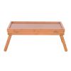 Free shipping Table Top Adjustable Dining-table Wood Color YJ
