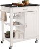 ACME Ottawa Kitchen Cart, Black & White YF