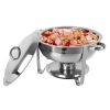 5L-1 Single Pot One Set Stainless Steel Round Buffet Stove