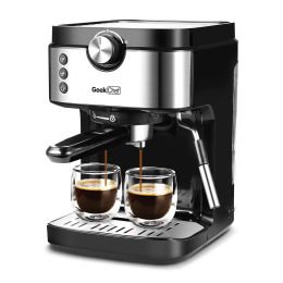 Espresso Machine 15 Bar For Espresso, High Performance 1300W With Foaming Milk Frother Wand