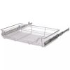 Pull-Out Wire Baskets 2 pcs Silver 31.5"