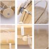 Bamboo Woven Picnic Food Serving Mesh Basket Anti-flies Fruit Tray Net Tent Cover