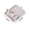 2 Pieces of Dish washing Sponge + 2pcs 26cm/10.22inch Stainless Steel Spoon + 1pc kitchen Rest with Drip Pad + Stainless Steel Shabu Hot Pot With Divi