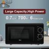 Conventional Microwave Oven Mechanical Knob/Button Door Switch/20MX60-L/Black 20L/0.7cuft