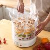 Food Dehydrator, 5 11.4" Trays, Adjustable Temperature Control for Homemade Jerky Herbs Fruit Veggies Meats Snacks Treats RT