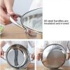 2 Pieces of Dish washing Sponge + 2pcs 26cm/10.22inch Stainless Steel Spoon + 1pc kitchen Rest with Drip Pad + Stainless Steel Shabu Hot Pot With Divi
