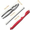 12 piece set Seafood Tools Crab Crackers Nut Cracker Forks Set Opener Shellfish Lobster