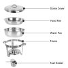5L-1 Single Pot One Set Stainless Steel Round Buffet Stove