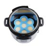 7 Holes Egg Bites Molds Silicone with Lid Reusable Baby Food Storage Container Freezer Ice Cube Trays Steamed Cake Mold Egg Poacher
