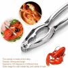 12 piece set Seafood Tools Crab Crackers Nut Cracker Forks Set Opener Shellfish Lobster