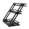 Three layer seasoning rack installation free foldable kitchen multi-layer storage rack multi-functional seasoning bottle storage rack