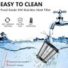 Slow Masticating Juicer Cold Press Extractor Stainless Steel Wide Chute 150W