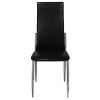 Dining Chairs 2 pcs Black Faux Leather