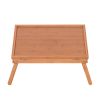 Free shipping Table Top Adjustable Dining-table Wood Color YJ