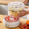 Food Dehydrator, 5 11.4" Trays, Adjustable Temperature Control for Homemade Jerky Herbs Fruit Veggies Meats Snacks Treats RT