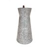 Classic Galvanized Metal Jug With Handle,  Gray