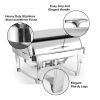 Stainless Steel High Grade Rectangular Clamshell Buffet Stove