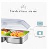 Bear DFH-B10T6 Self Heated Lunch Box, Leakproof Plug-in Lunch Box, with Keep Warm Function, 120V, Pink