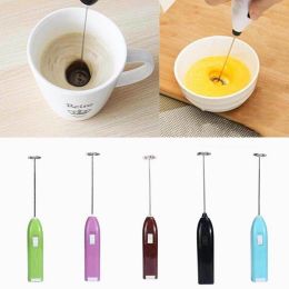Electric Mini Handle Whisk Mixer Beater Stirrer Egg Tools (Color: Black)