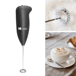 Frother Electric Milk Mixer Drink Foamer Coffee Egg Beater Whisk Latte Stirrer Not Included Battery (size: 1PC)