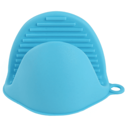Thickened Food Grade Silicone Antiperm Set Dish Holder Kitchen Insulation Dish Holder Baking Oven (Color: Blue)