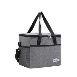 Lunch Bag for Women Work, Insulated Lunch Box Extra Large Lunch Tote Bag (Color: grey, size: S)