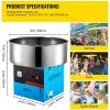 Temperature Controls Commercial Electric Cotton Candy Machine  For Party Festival Carnival Home DIY