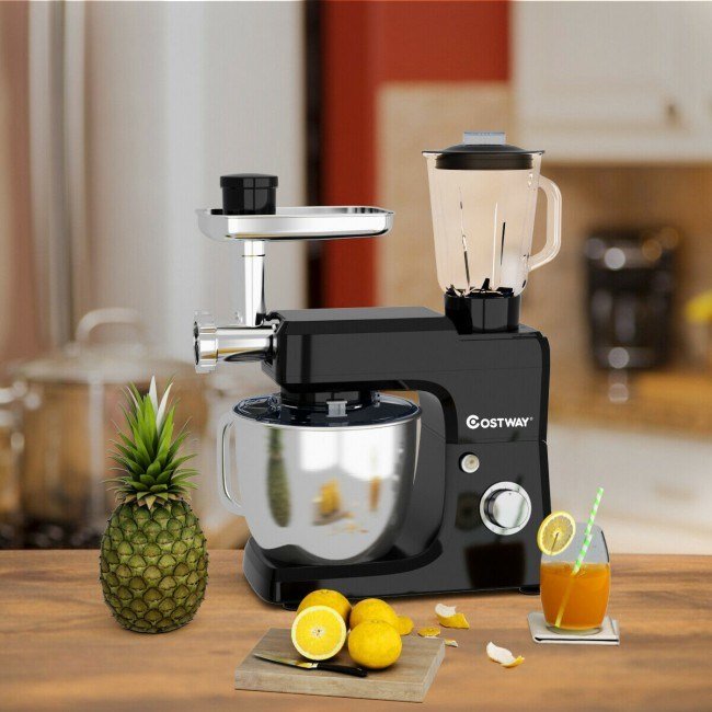 3-in-1 Multi-functional 6-speed Tilt-head Food Stand Mixer 3-in-1 Multi-functional 6-speed Tilt-head Food Stand Mixer