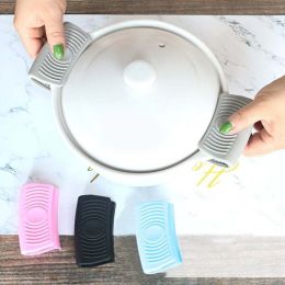 Silicone pot holders 2 PACK (Color: Blue)