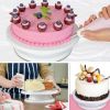 28cm Round Anti-Skid Rotating Stand Platform Cake Turn Table DIY Decor Tool