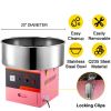 Temperature Controls Commercial Electric Cotton Candy Machine  For Party Festival Carnival Home DIY