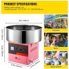 Temperature Controls Commercial Electric Cotton Candy Machine  For Party Festival Carnival Home DIY