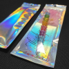 Smell Proof Bags & Resealable Foil Pouch Bag [100 PCS ] Great for Party Favor Food Storage (Holographic Color, 8 x 5.5 Inch)